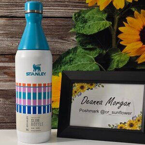 SUMMER PLAID - Stanley 20oz All Day Slim Bottle ❤️❤️